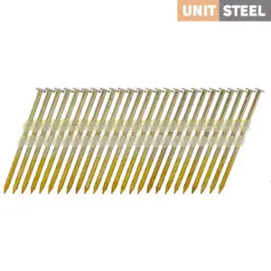 UnitSteel 21º Rk nagels 3,1X80mm Gegalvaniseerd/Schroef 3.000 stuks