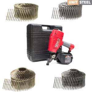 COMBIDEAL: Senco SCN49XP Coilnailer 32-65mm in koffer + Kies je Rolnagels