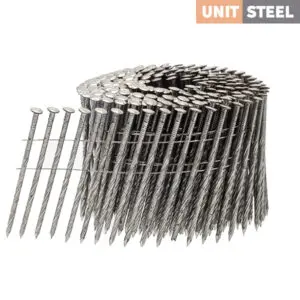 Rolnagels vlak geschroefd - RVS 80mm