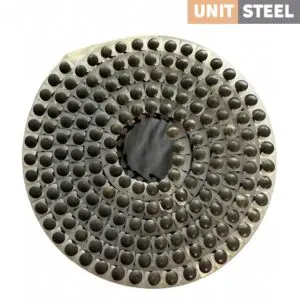 UnitSteel 15º Plastic gebonden 2,5X50MM Ringnagels RVS/Bolkop/Zwart genuanceerd  2.100 stuks