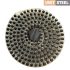 2,5X50MM Ringnagels RVS-Bolkop-Zwart-genuanceerd -